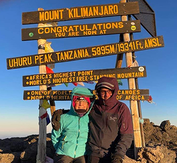 Jean Roy - montée Kilimandjaro juin 2022 au profit de la Fondation HMR